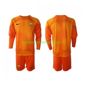 FC Barcelona Voetbalshirts Doelman Kind Third 2022-23 - LS(+ Korte broeken)